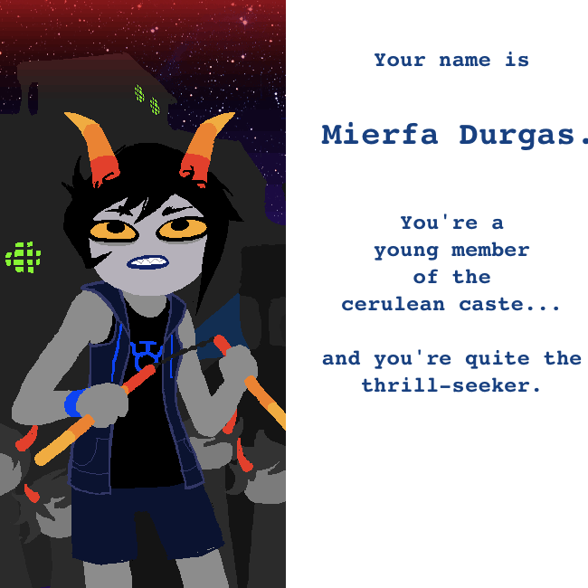 Fantrolls I Just Love Them So Much Mierfa Durgas I - Homestuck Nektan And Mierfa (650x650), Png Download