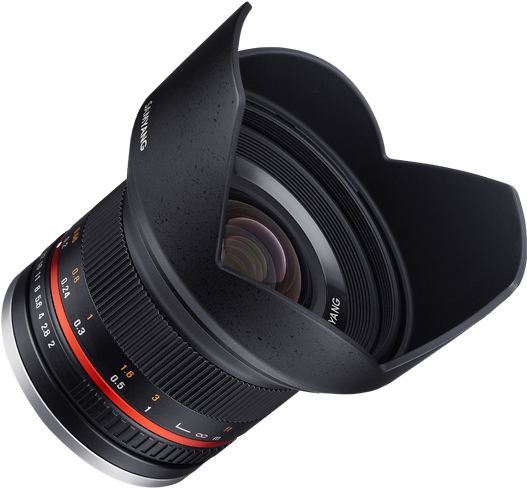 1520389940 - Samyang 12mm F2.0 Ncs Cs Lens - Sony E Fit - Silver (750x540), Png Download