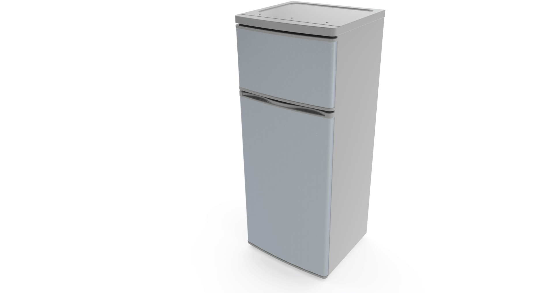 Solar Refrigerator 3/4 View - Refrigerator (1920x1080), Png Download