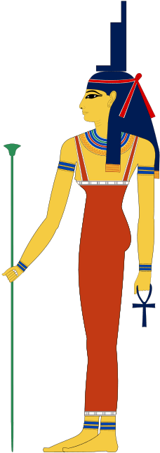 Ancient Egyptian Goddess Isis, Wife Of Osiris - Legends Of The Gods: The Egyptian Texts, Edited With (300x658), Png Download
