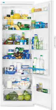 Zanussi Zra40100wa Tall Fridge - White, White (300x520), Png Download