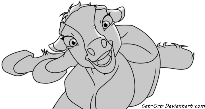 Spirit Foal Base By Cat-orb On Deviantart - Foal Line Arts (757x451), Png Download