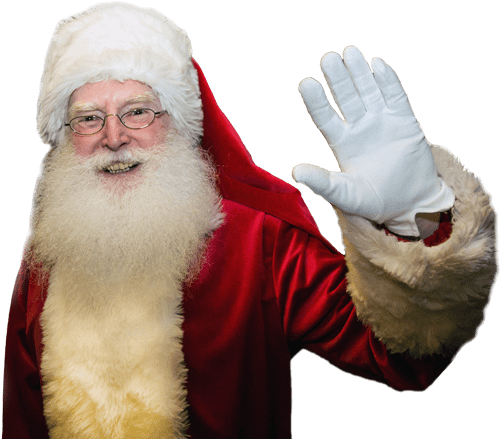 Santa At The Polar Express - The Polar Express (500x439), Png Download