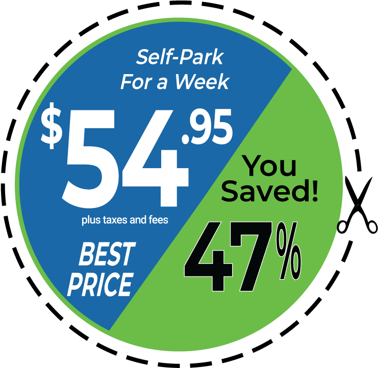 Jiffy Airport Parking Is Happy To Offer A Self-park - Jiffy Seattle Airport Parking (750x742), Png Download