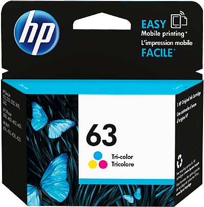 Hp Ink Cartridge 63 (573x430), Png Download