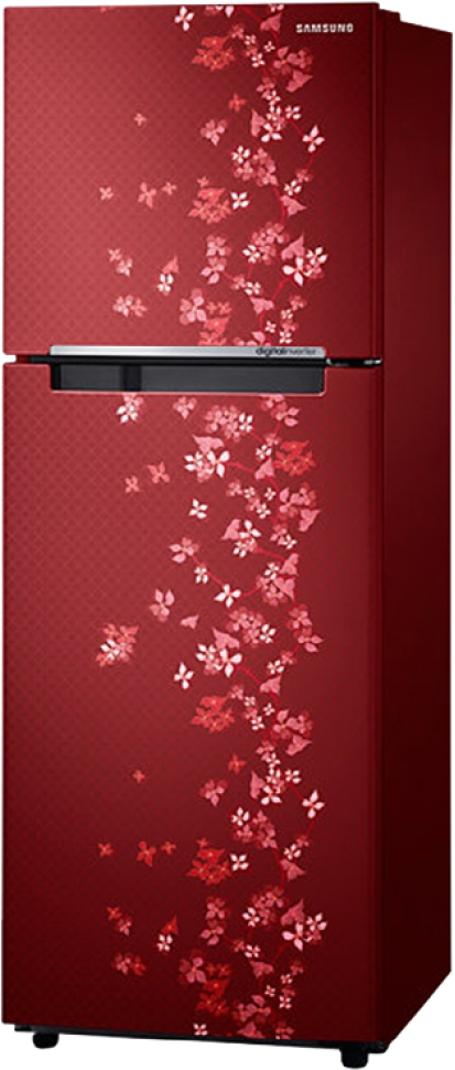 Samsung 253 L Frost Free Double Door Refrigerator (766x1000), Png Download