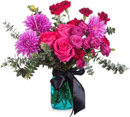 Our Classic Bunch, Colour Option One - 1 Bunch Of Flowers Png (458x470), Png Download