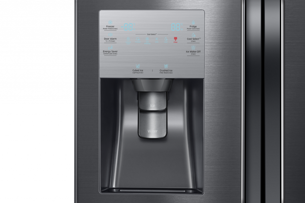 Samsung Counter Depth Fridge Unique Ref 23 Cu Ft Capacity - Reset Icemaker Samsung Flex Fridge (1024x682), Png Download