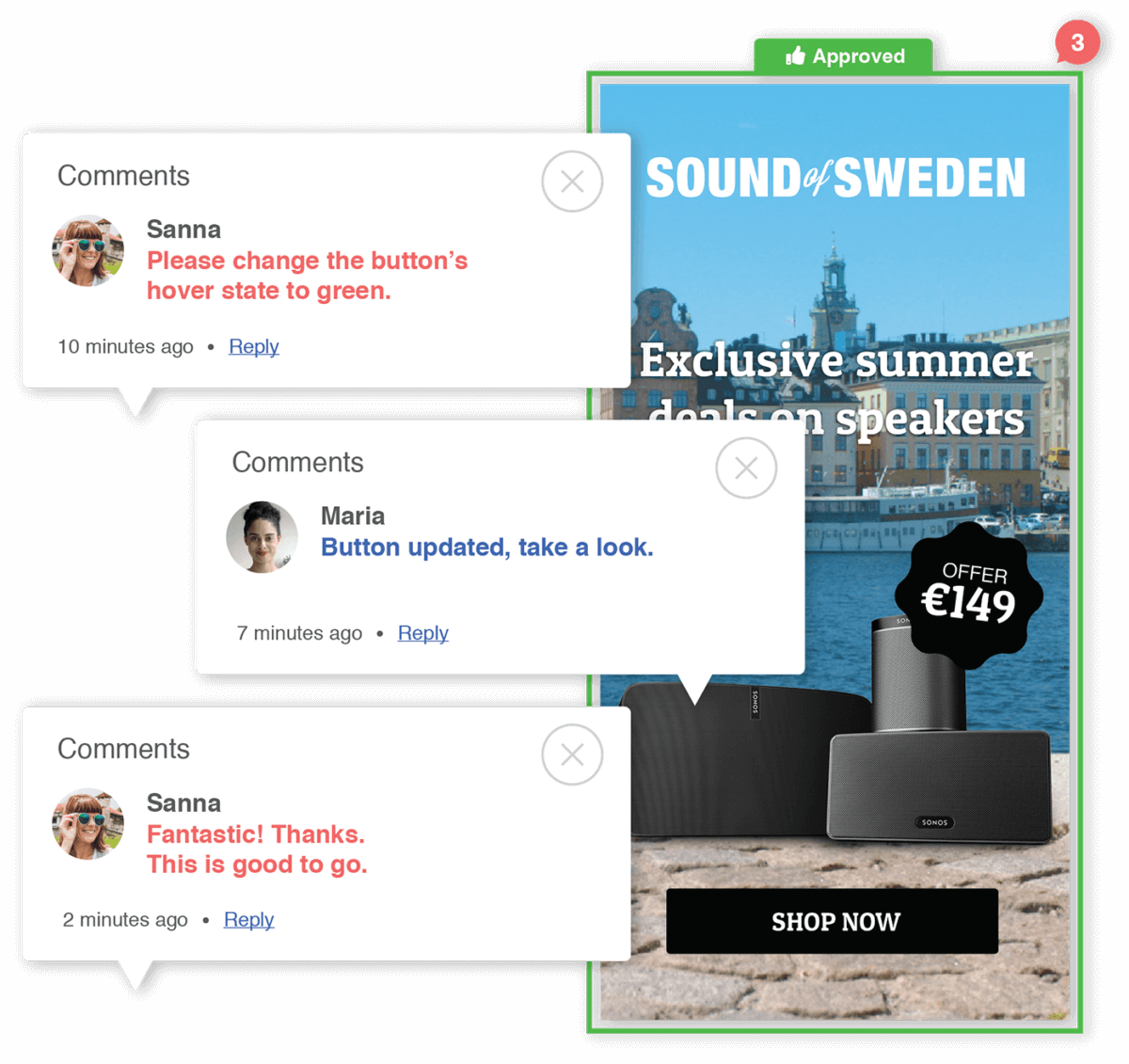 Image Showing Bannerflow's Creative Management Platform - Banner Publishing (1200x1131), Png Download