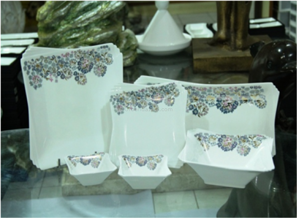 Buy Christian Zanotti Delicate Blossoms Dinner Set - Ceramic (610x630), Png Download