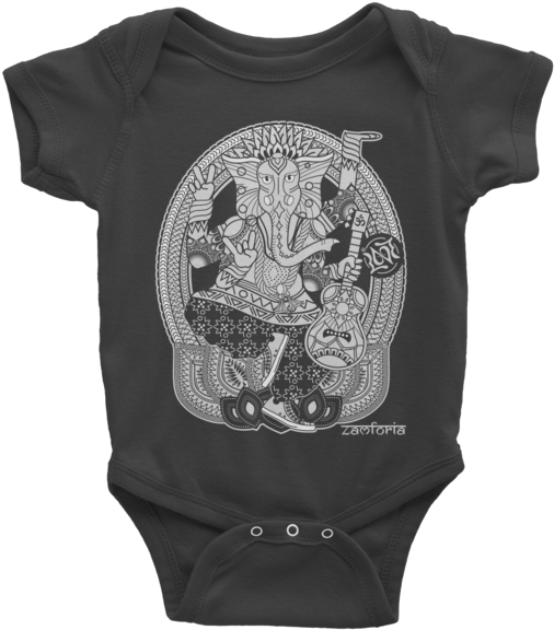 Ganesh, Baby Onesie 4-colors - Tractor (pink) Short-sleeve Onesie | Farm Life Onesie (600x600), Png Download