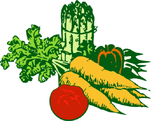 Vegetables The Hardware Store Just Put Out It's Garden - Transparent Clipart Fruits And Vegetables (514x410), Png Download