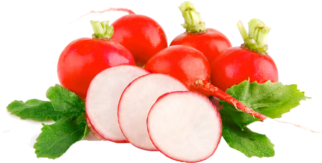 Radish Png - Red And White Vegetables (1176x705), Png Download