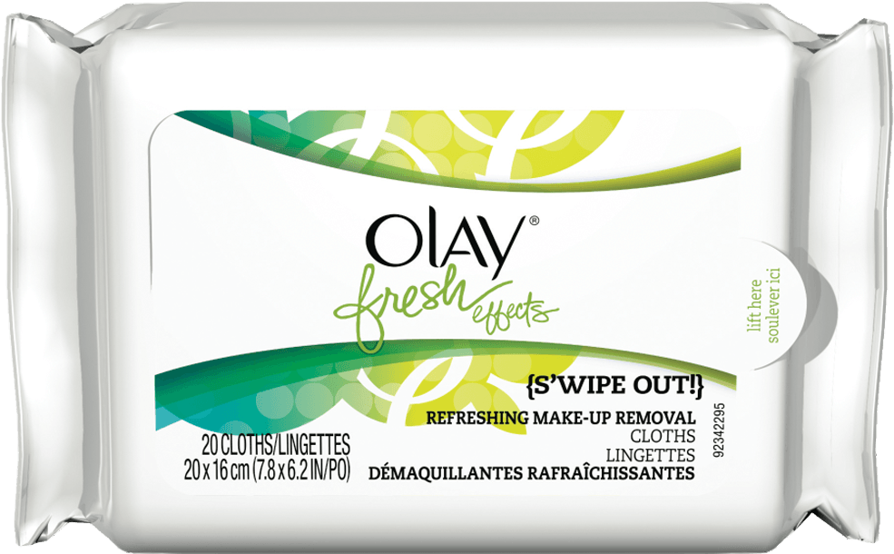 Olay Fresh Effects Wipes (1079x1079), Png Download