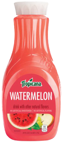 Tropicana Watermelon Juice, 59 Fl Oz - Tropicana Watermelon Drink (500x500), Png Download