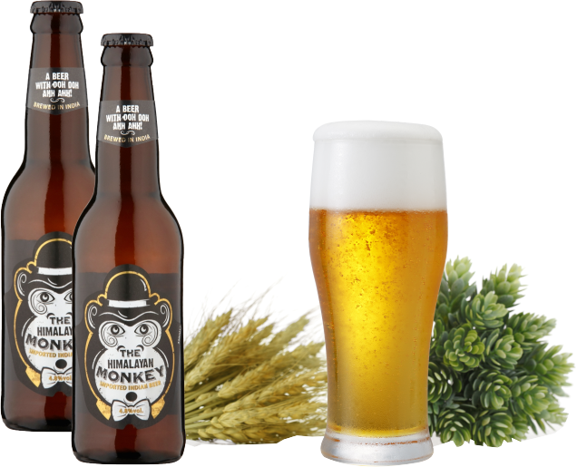 Img3 - Himalayan Beer Company Himalayan Monkey Beer 24x 330ml (647x515), Png Download