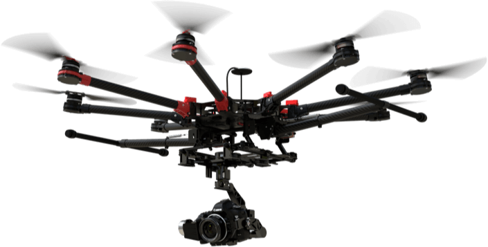 Dji Spreading Wings Heavy Lift Drone - Dji Spreading Wings S1000+ (705x357), Png Download