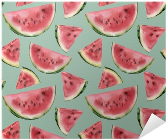 Watercolor Watermelon Semless Pattern - Watercolor Painting (400x400), Png Download