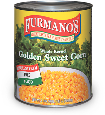 Large Corn - Furmano&apos;s Furmano&amp;apos;s Navy Beans (359x382), Png Download