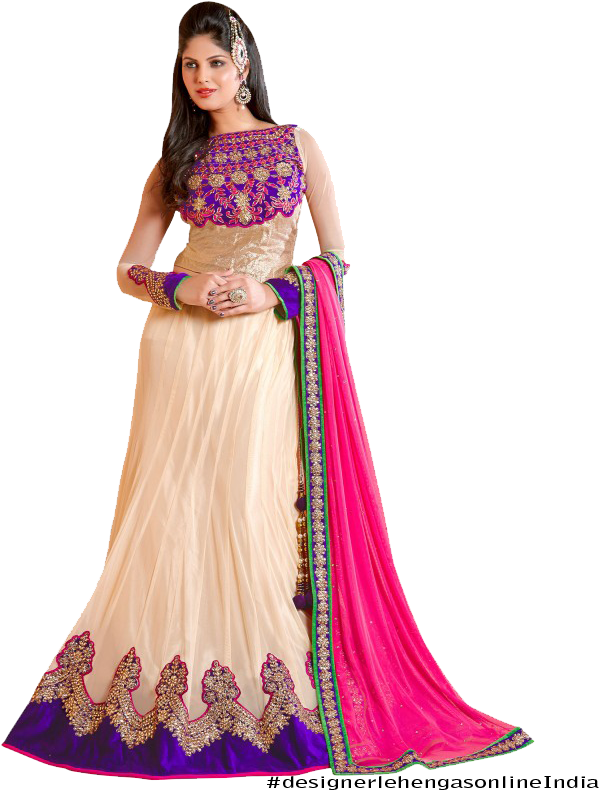 Latest Gallery - Lehenga Model Png (700x809), Png Download