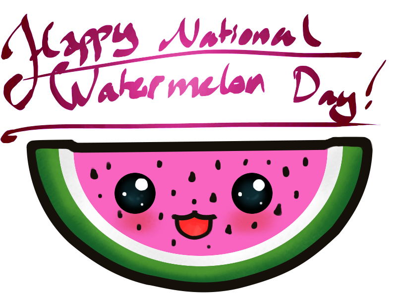 National Watermelon Day Images And History Full - National Watermelon Day Png (840x632), Png Download