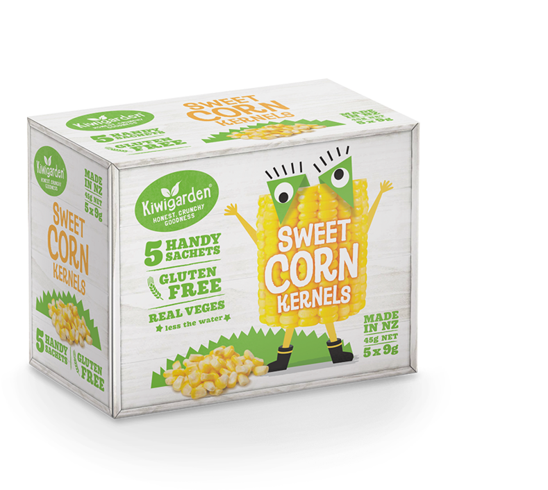 Sweetcorn Kernels - Kiwigarden Banana & Honey Yoghurt Drops 5 X 9gm (1060x1059), Png Download