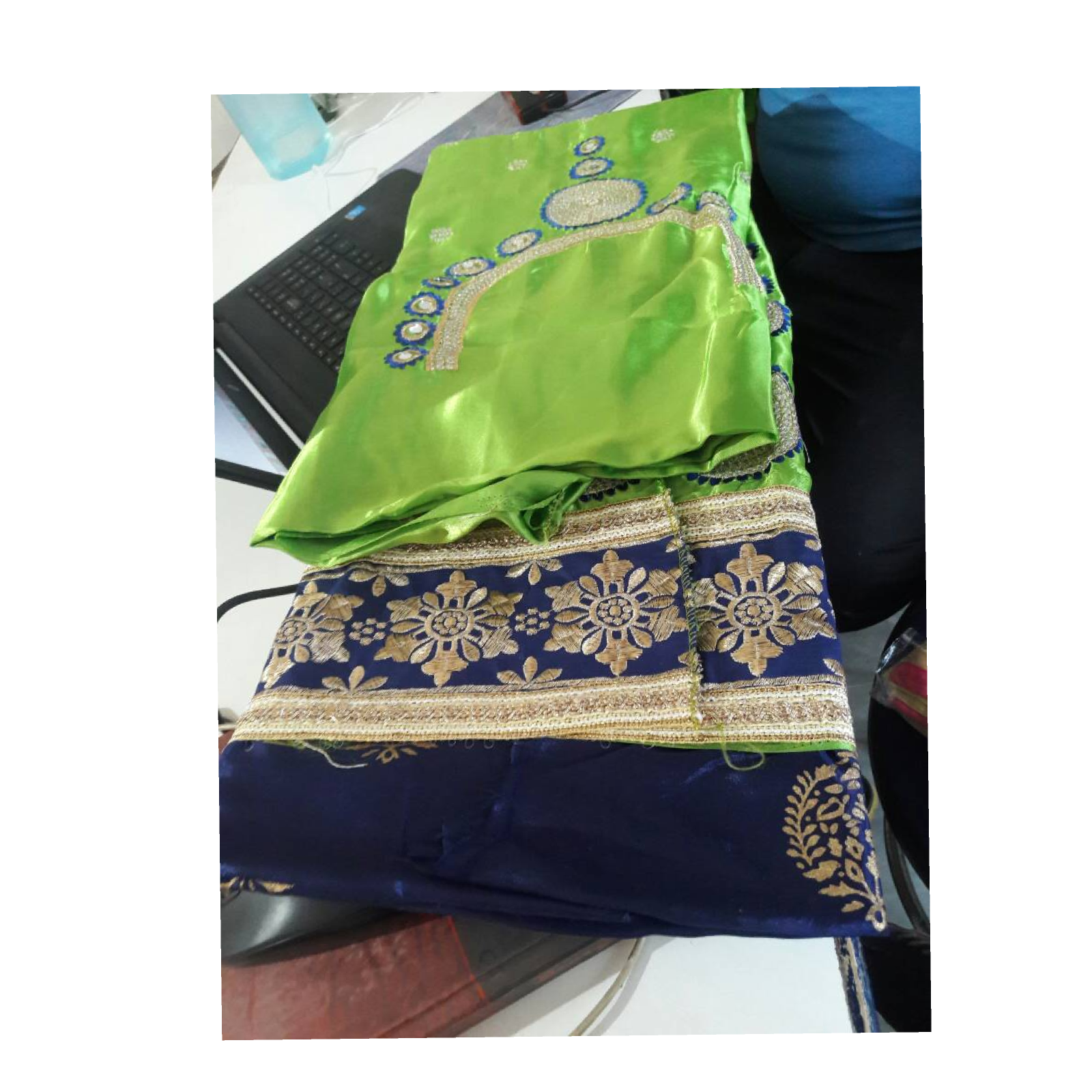 2 Of 4 Bollywood Patiala Punjabi Salwar Suit Indian (1600x1600), Png Download