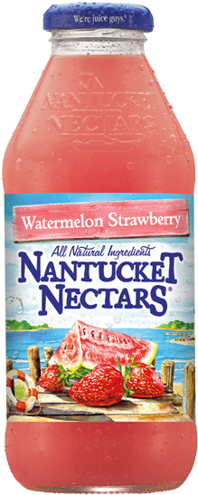 Natural Nantucket Nectars Watermelon Strawberry - Nantucket Nectars Pomegranate Pear (239x574), Png Download