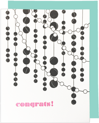 Waterfall Garland Congrats - Garland (480x480), Png Download