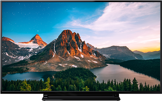 55" Toshiba Ultra Hd Tv Front - Toshiba 55v5863dg (640x640), Png Download