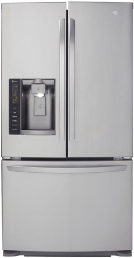 Lfx25974st - Refrigerator (300x515), Png Download