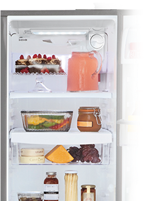 Remember That Containers That Can Be Stacked And Are - Refrigerator (347x418), Png Download