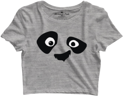 Winking Panda Women Crop Top - Cropped Feminino (570x570), Png Download