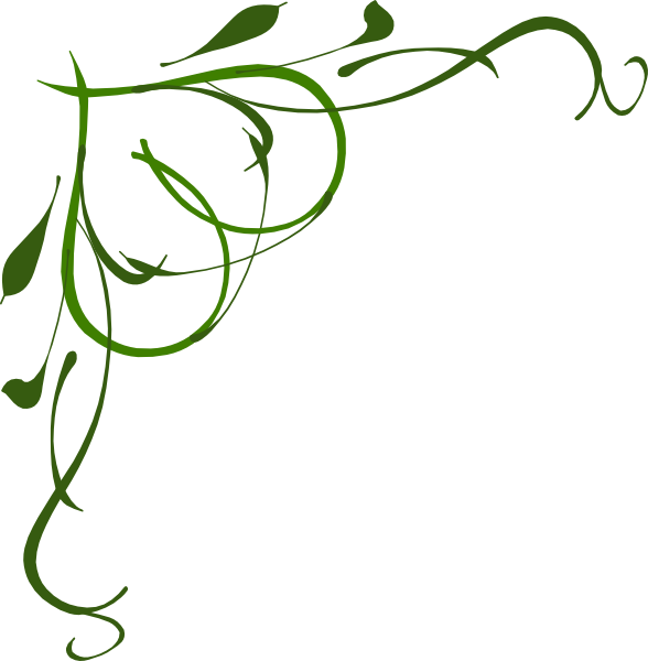 Vine Sketches - Border Design Blue And Pink (588x600), Png Download
