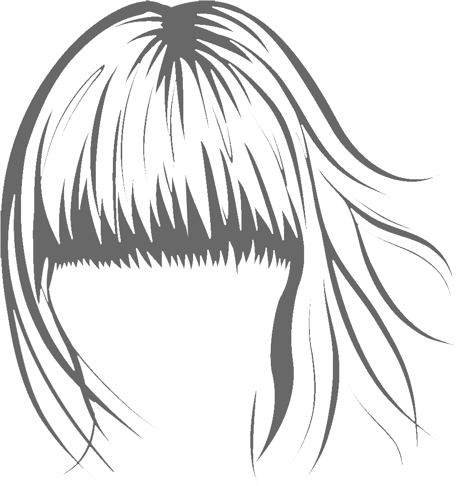 Jpg Royalty Free Download Bangs Drawing Hairstyle - Hair And Beauty (951x1000), Png Download