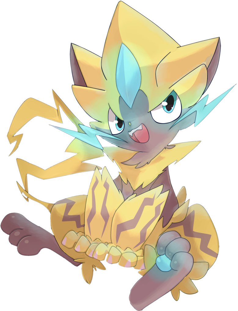 Welcome To The Familly, Legendary Electric Cat By Kspmill - New Pokemon Yellow Cat (786x1017), Png Download