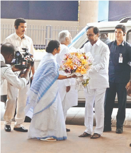 Mamata, Kcr Pitch For Non Bjp, Non Cong Front - Bouquet (500x300), Png Download
