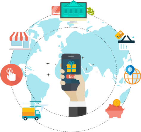 The Choices For Setting Up An Online Business Are Literally - Mobile Apps Benefits For Business (480x449), Png Download