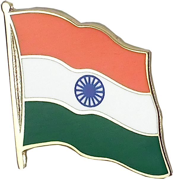 Flag Lapel Pin - India - Flag Lapel Pin (1500x938), Png Download