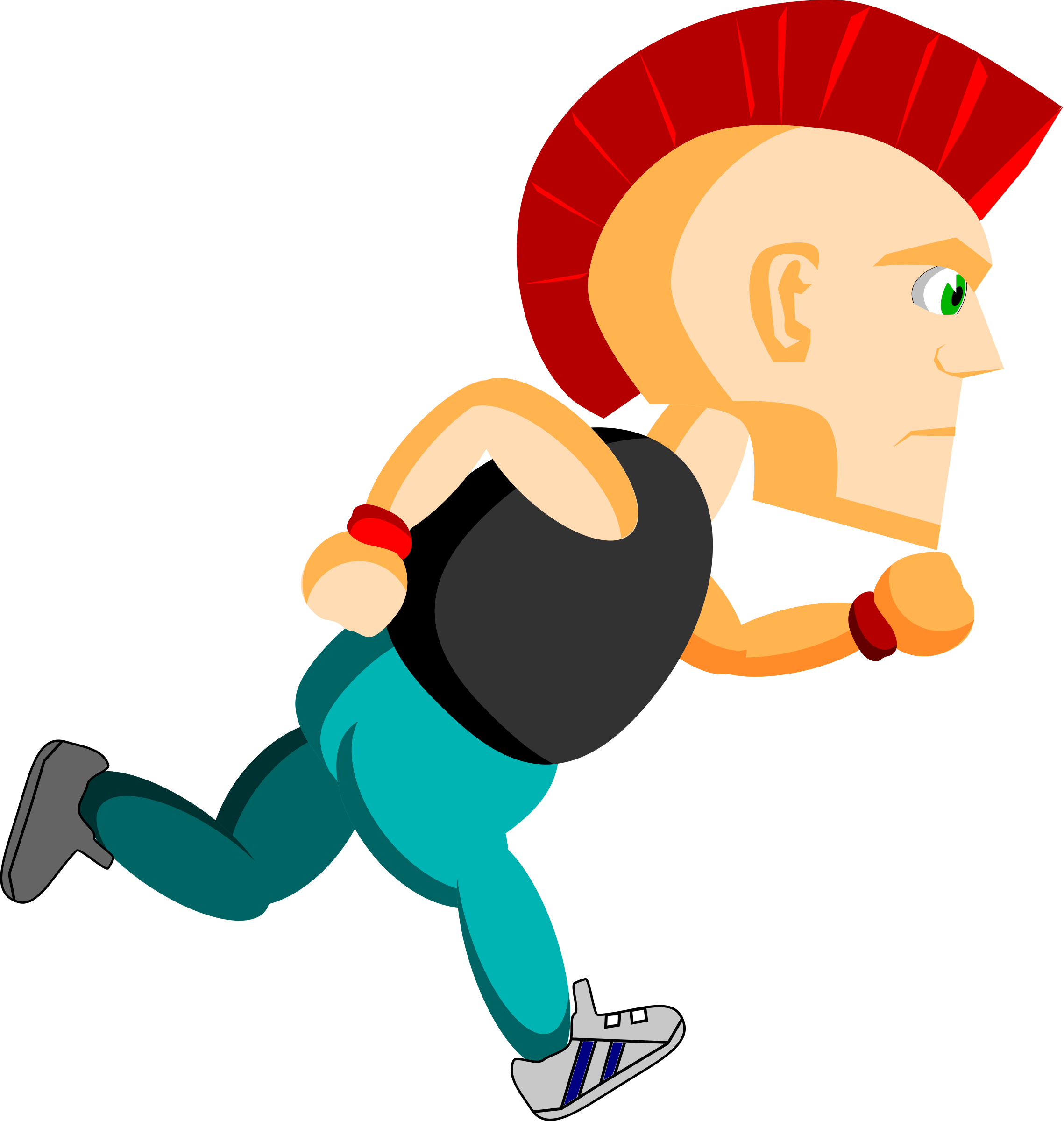 Sport Clipart Downloads - Punk Png (2278x2400), Png Download