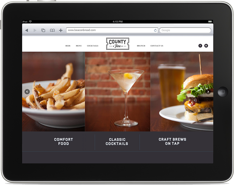 County Fare Wappingers Falls Web Design - County Fare (1084x878), Png Download