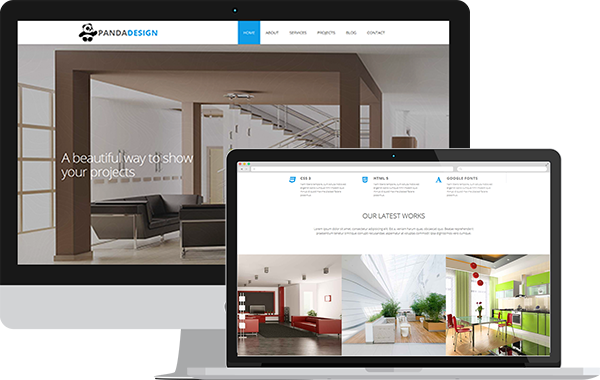 S Panda - Interior Design (600x380), Png Download