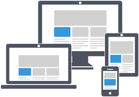 Responsive Design - Responsive Web Design Transparent (500x347), Png Download