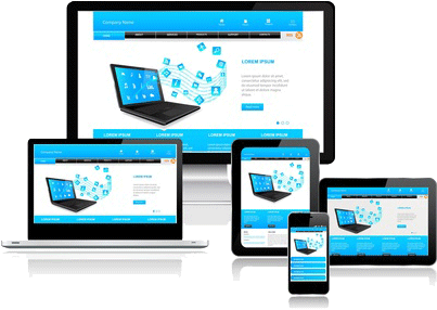 Responsive-design - Responsive On All Devices (402x299), Png Download