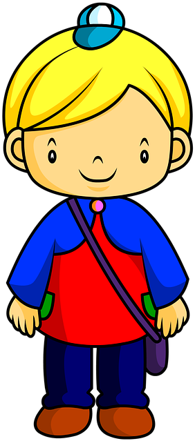 Child, I Am A Student - Png Student Cute (617x720), Png Download