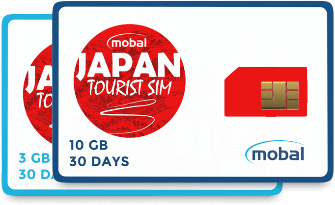 Japan Sim Card - Mobal (800x468), Png Download