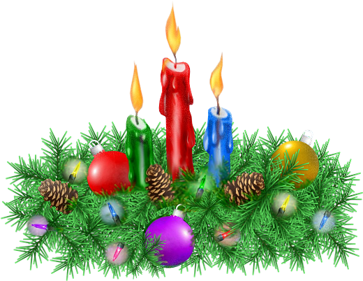 Lumanari De Craciun - Imagini Cu Lumanari De Craciun (543x409), Png Download