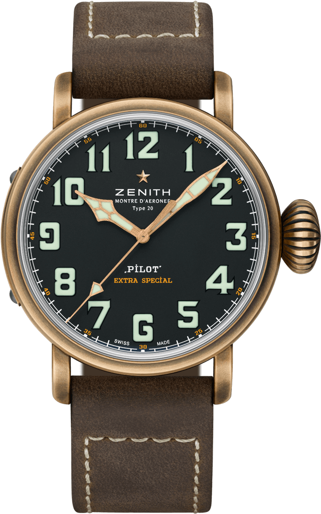 Pilot Type 20 Extra Special - Zenith 11.2430 679 21 C801 (728x1240), Png Download