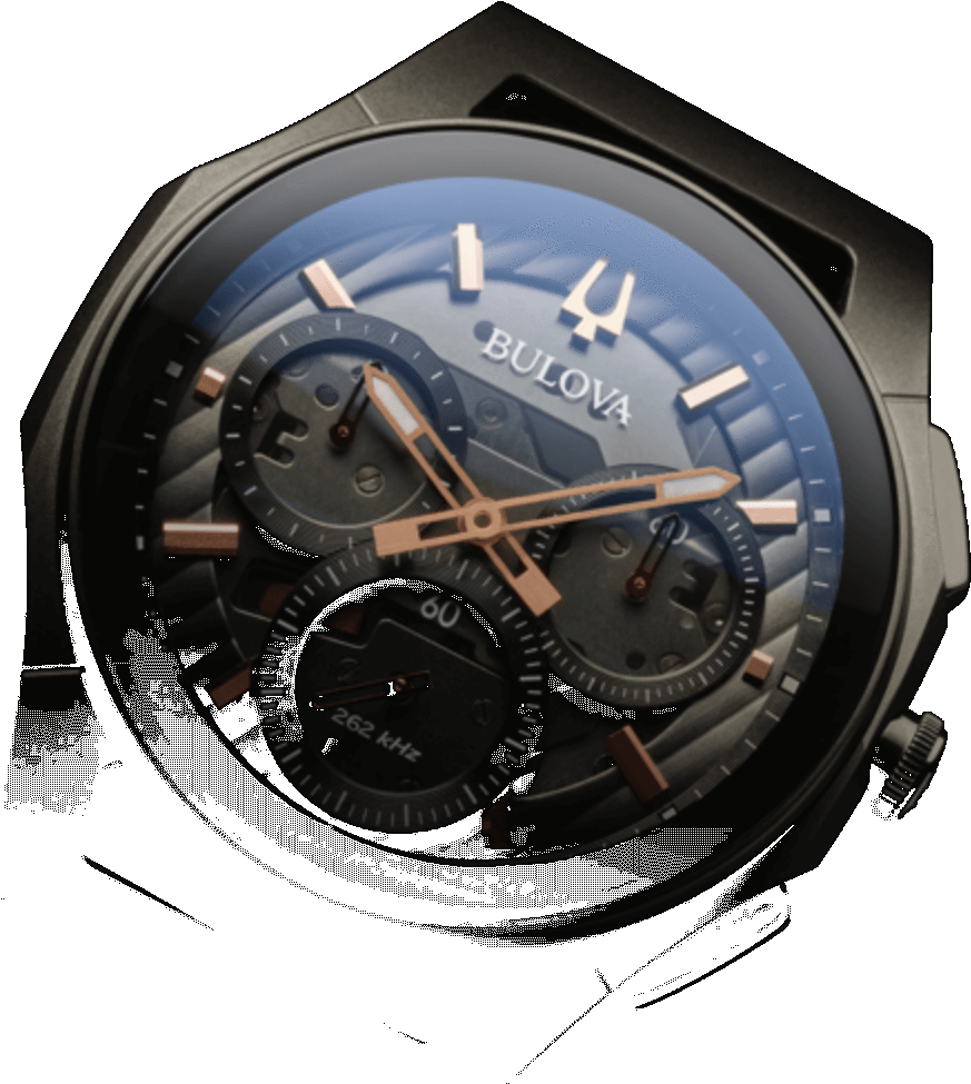 Watch Png Transparent Images - Bulova Curv (1094x1458), Png Download