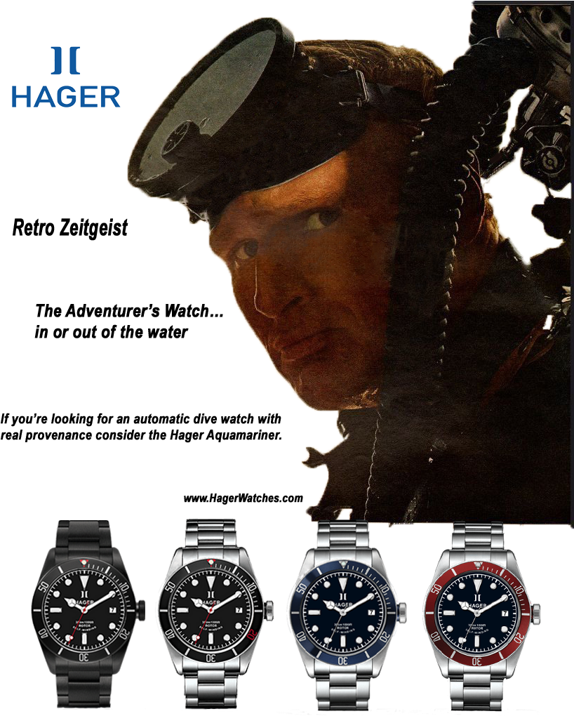 Hager About Time Ad - Tudor Black Bay M79230b (850x1022), Png Download